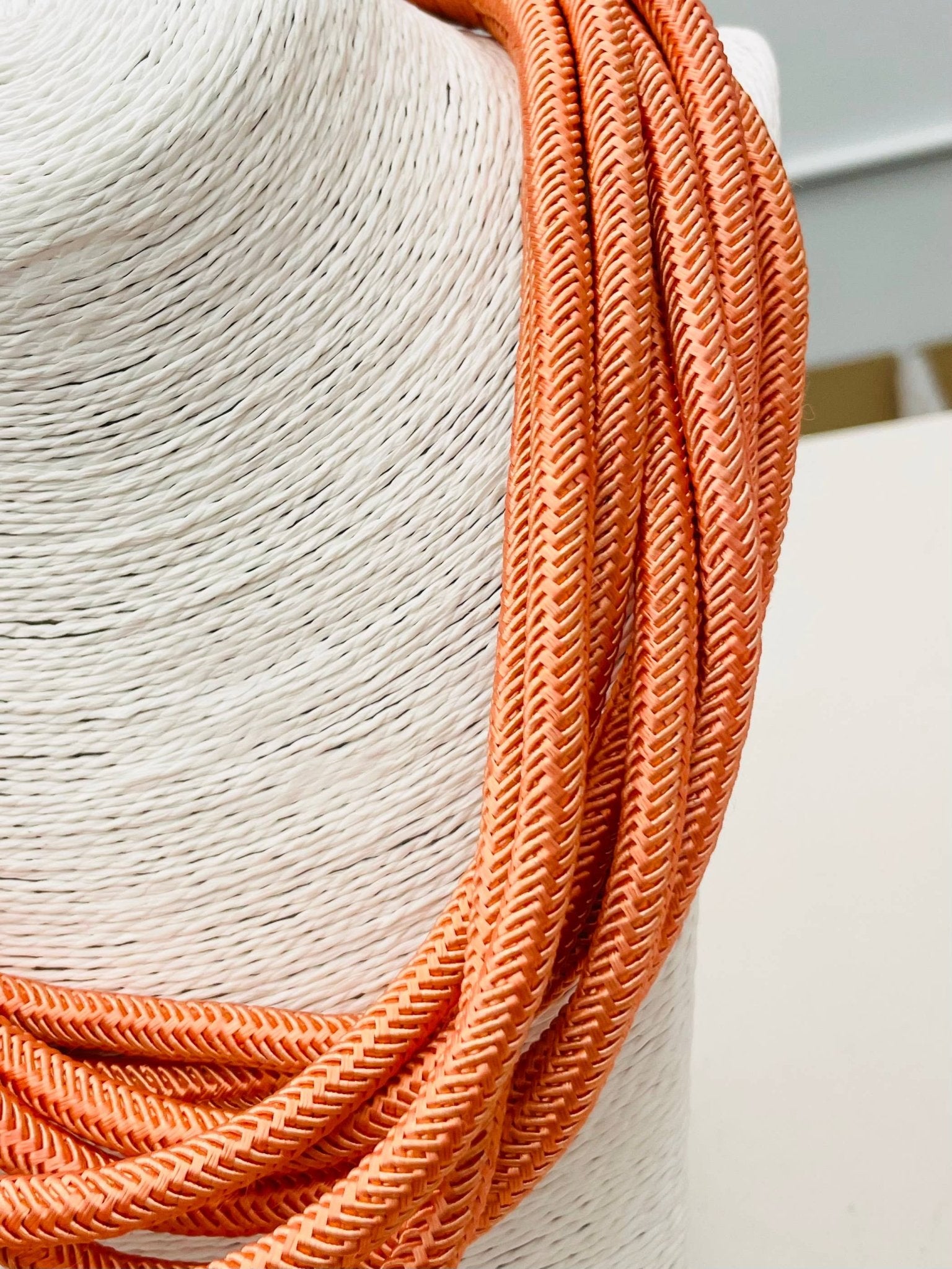 Slub 8-Strand Necklace - Peach Necklaces TWO FORTY TWO