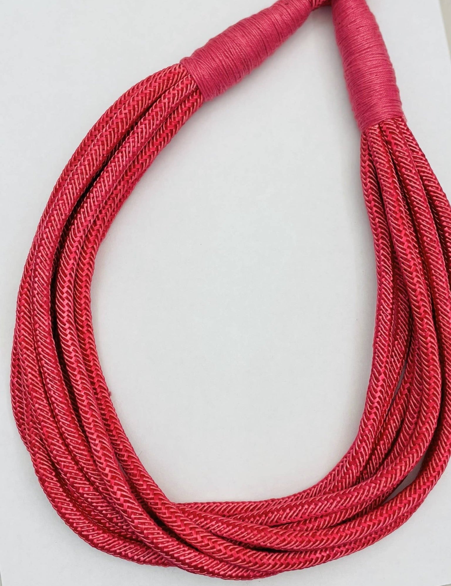 Slub 8-Strand Necklace - Pink Necklaces TWO FORTY TWO