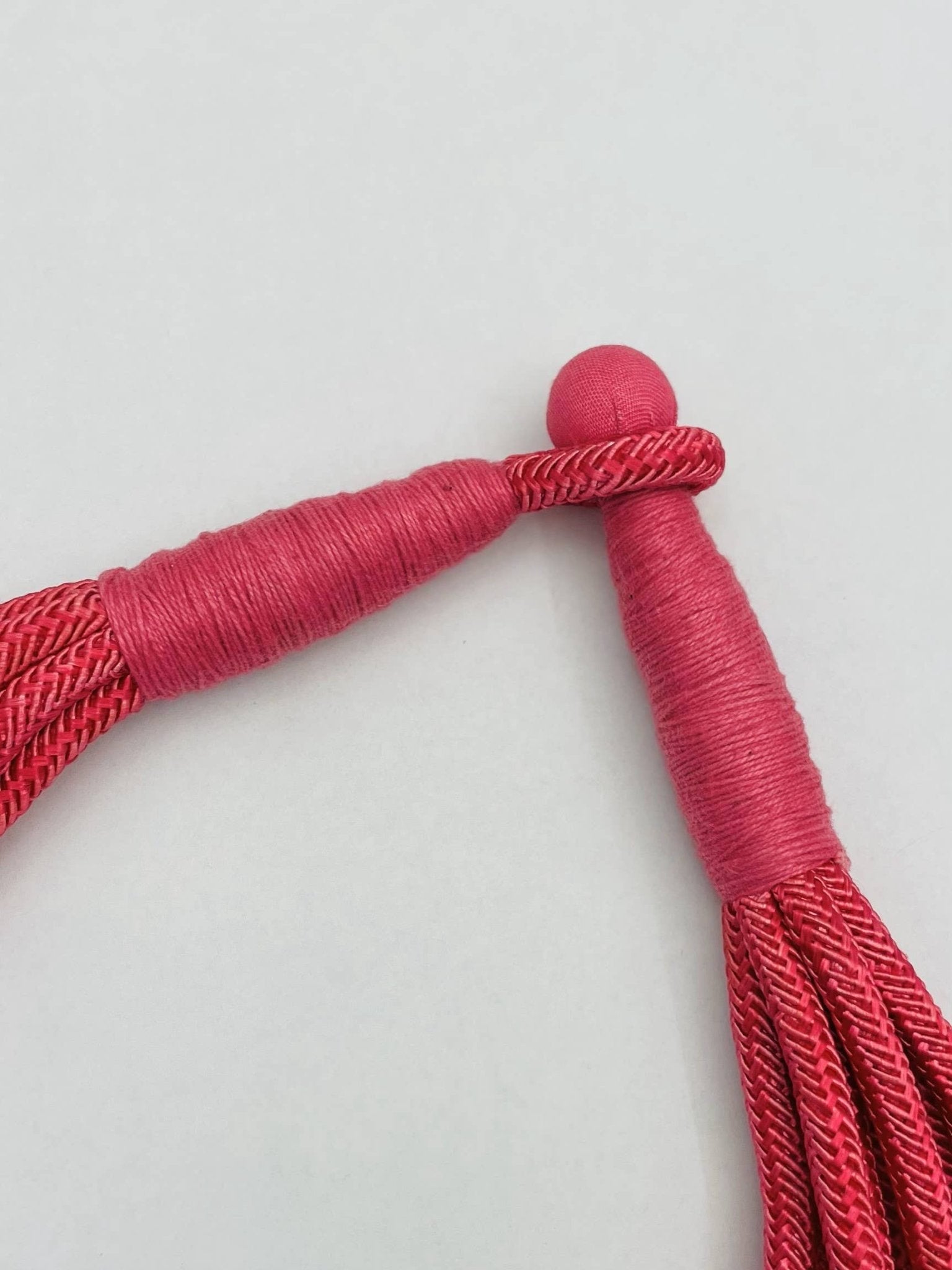 Slub 8-Strand Necklace - Pink Necklaces TWO FORTY TWO