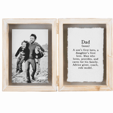 Small Dad Wood Acrylic Frame Home Decor Mudpie