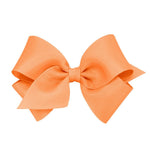Small Grosgrain Bow - Apricot Kids Hair Accessories Wee Ones