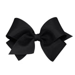 Small Grosgrain Bow - Black Kids Hair Accessories Wee Ones