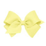 Small Grosgrain Bow - Light Yellow Kids Hair Accessories Wee Ones