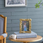 Small Rounded Gold Leaf Frame - 5x7" Home Decor A&B Home Group Inc.