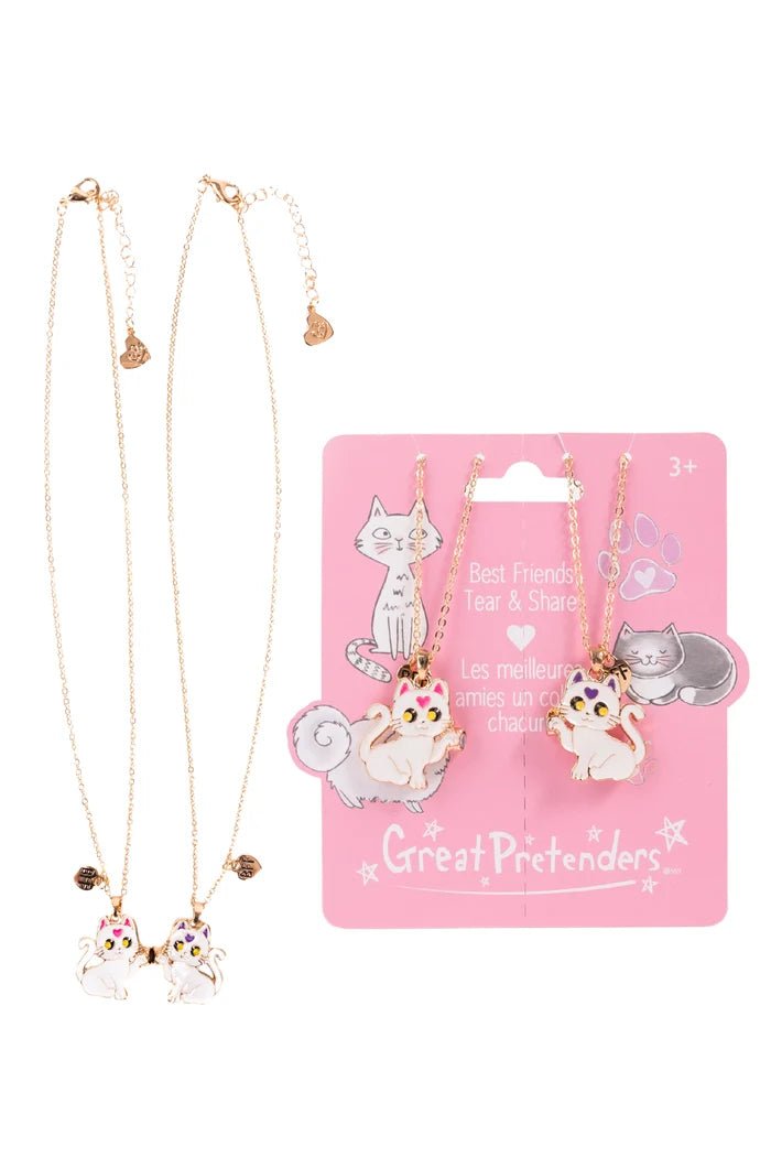 Smitten Kitten Tear & Share Necklaces - Sugar Babies Children's Boutique/Meg's Shoppe