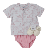 Snips & Snails Pink Little Layette Set Baby Sleepwear Cypress Row