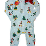 Snow Excited Modal Footie Baby Sleepwear Magnetic Me