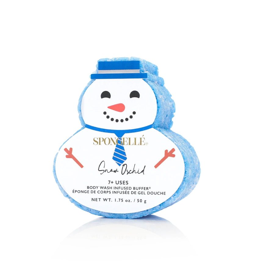 Snowman Holiday Buffer - Assorted Seasonal Spongellé Snow Orchid