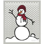 Snowman Red Gray Cloth Kitchen + Entertaining Wet-It Swedish Treasures
