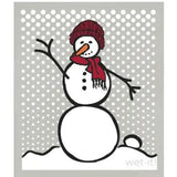 Snowman Red Gray Cloth Kitchen + Entertaining Wet-It Swedish Treasures