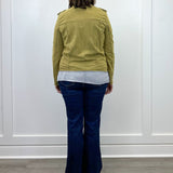 Soft Edge Moto Jacket - Olive Sweaters Umgee