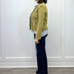 Soft Edge Moto Jacket - Olive Sweaters Umgee
