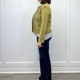 Soft Edge Moto Jacket - Olive Sweaters Umgee