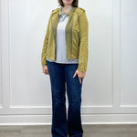 Soft Edge Moto Jacket - Olive Sweaters Umgee