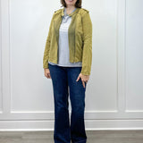 Soft Edge Moto Jacket - Olive Sweaters Umgee