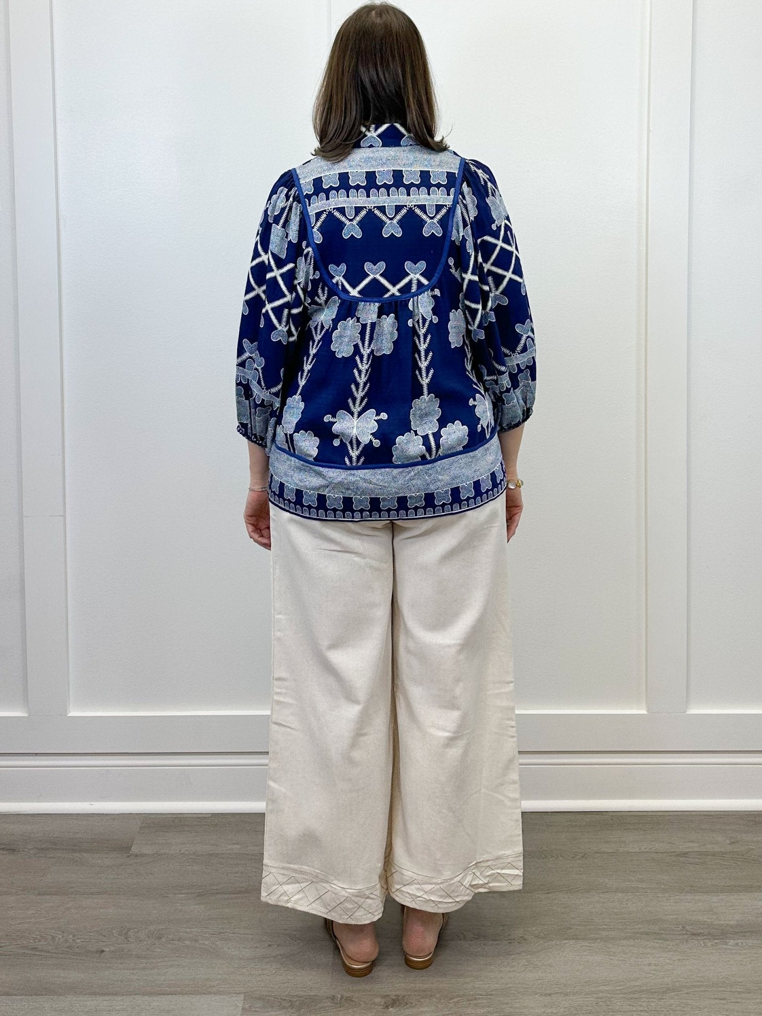 Soft Line Pull On Pant - Oatmeal Pants Umgee