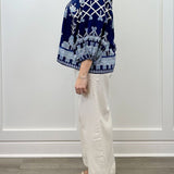 Soft Line Pull On Pant - Oatmeal Pants Umgee