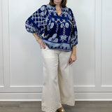 Soft Line Pull On Pant - Oatmeal Pants Umgee