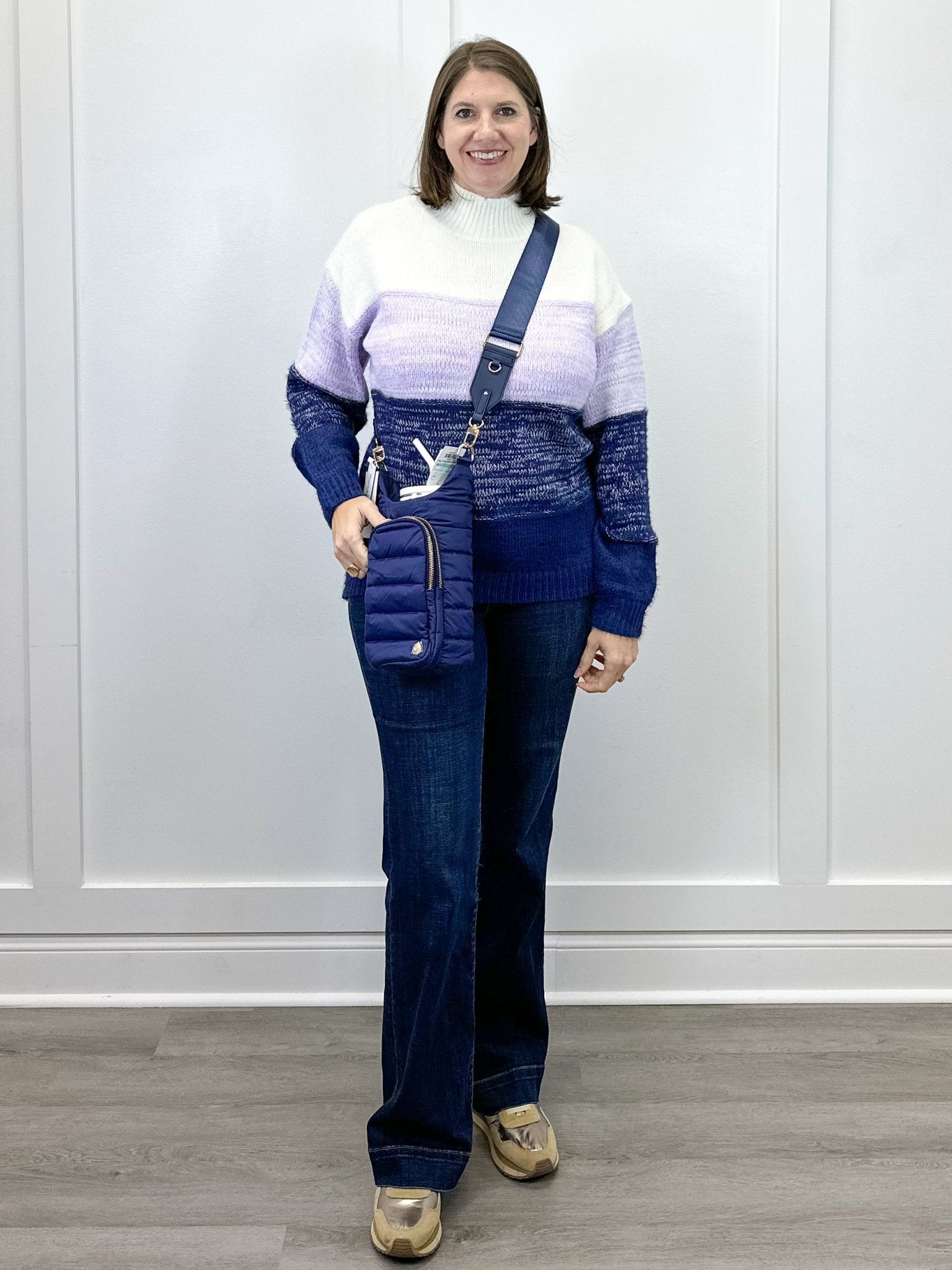 Soft Shade Sweater – Navy Sweaters Umgee