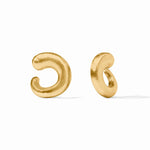 Solara Spiral Earring - Gold - Medium Earrings Julie Vos