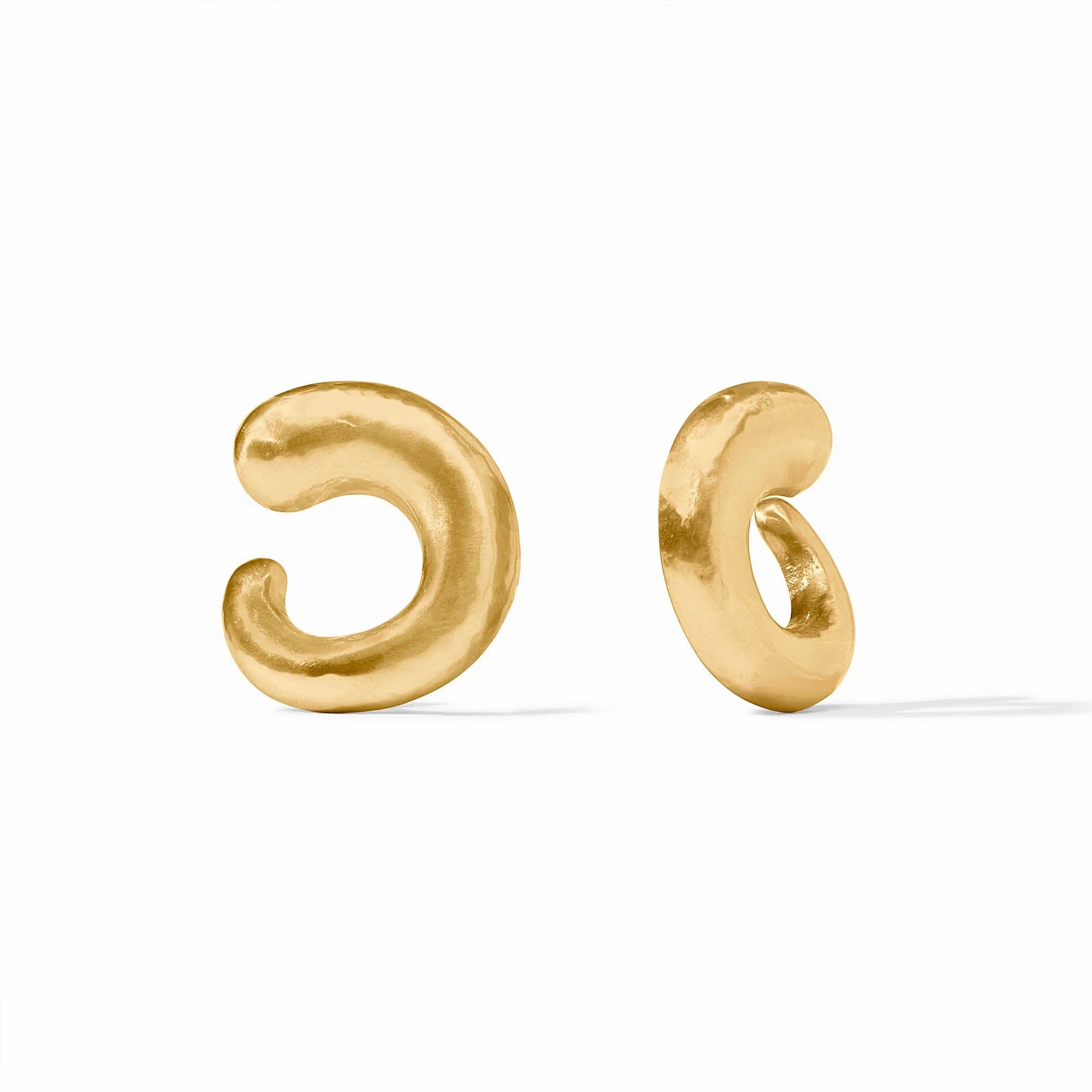 Solara Spiral Earring - Gold - Medium Earrings Julie Vos