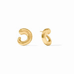 Solara Spiral Earring - Gold - Small Earrings Julie Vos