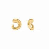 Solara Spiral Earring - Gold - Small Earrings Julie Vos