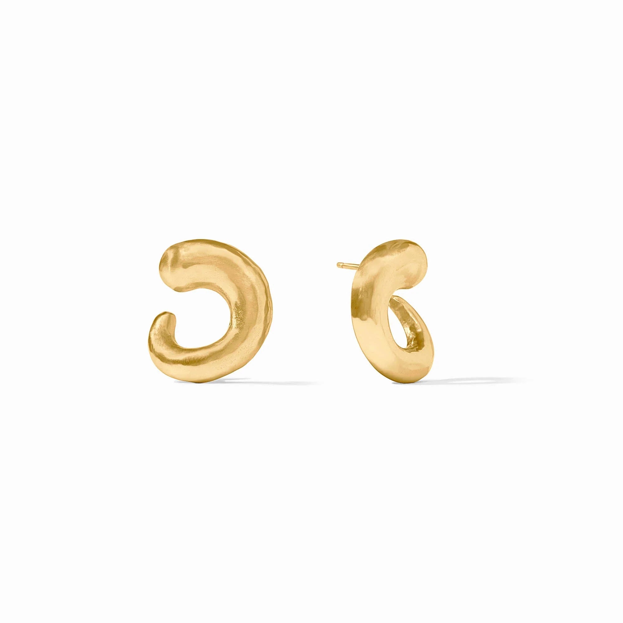 Solara Spiral Earring - Gold - Small Earrings Julie Vos