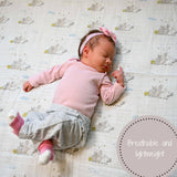 SomeBunny Loves You Baby Easter Swaddle Blanket Baby Accessories LollyBanks