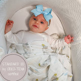 SomeBunny Loves You Baby Easter Swaddle Blanket Baby Accessories LollyBanks