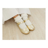 Sonia Scalloped Flat - Gold Girls Shoes L'Amour
