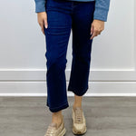 Sophia Curvy Micro Flare Jeans - Deepwater Jeans Tribal