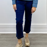 Sophia Curvy Micro Flare Jeans - Deepwater Jeans Tribal