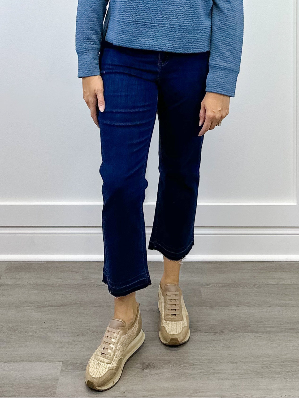 Sophia Curvy Micro Flare Jeans - Deepwater