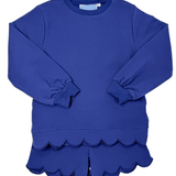 Sophia Scalloped Set - Navy Girls Sets Trotter Street Kids