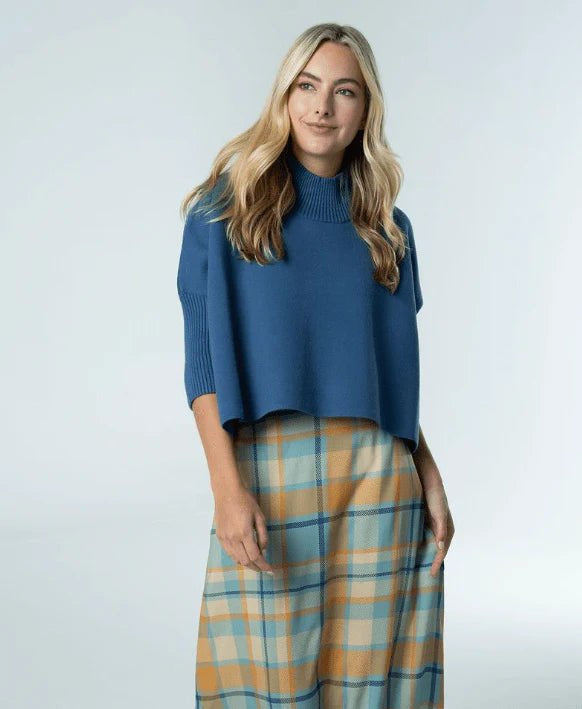 Sophia Sweater - Dusty Navy Sweaters Briton Court