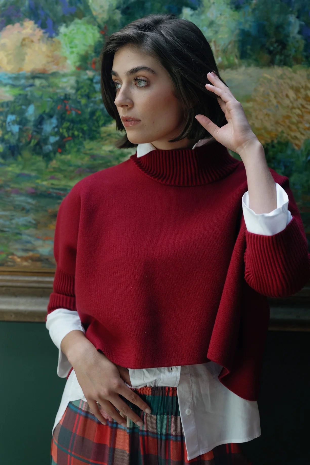 Sophia Sweater - Mulberry Wine - Sugar Babies Children's Boutique/Meg's Shoppe