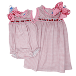 Sound the Alarm Ruffle Bubble Girls Bubbles + Rompers Trotter Street Kids