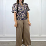 Sparkling Floral Top - Jaquared Navy Tops VOY