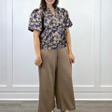 Sparkling Floral Top - Jaquared Navy Tops VOY