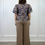 Sparkling Floral Top - Jaquared Navy Tops VOY