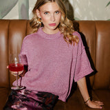 Sparkling Rosé Sweater - Sugar Babies Children's Boutique/Meg's Shoppe