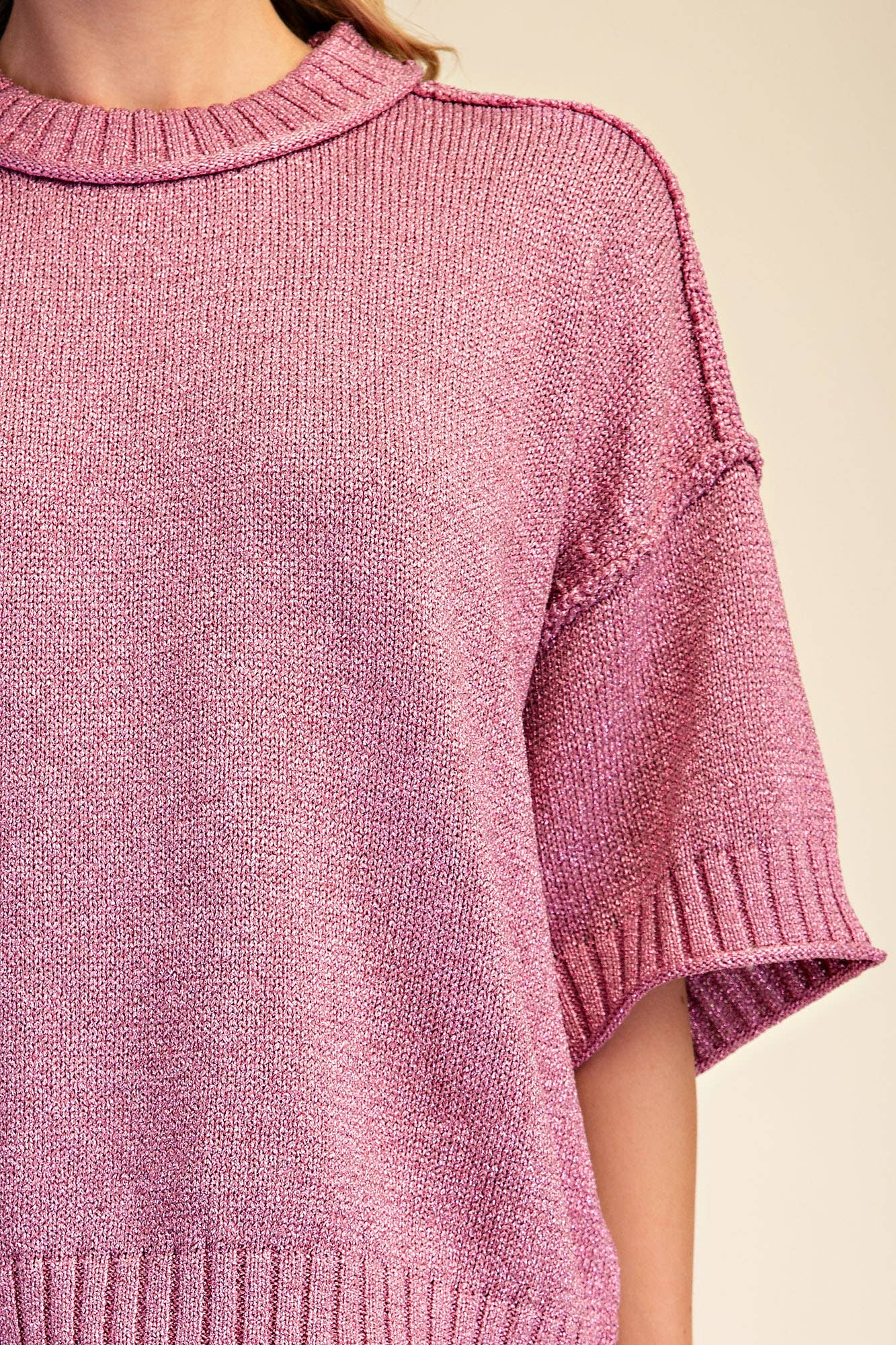 Sparkling Rosé Sweater - Sugar Babies Children's Boutique/Meg's Shoppe