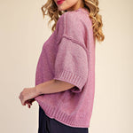 Sparkling Rosé Sweater - Sugar Babies Children's Boutique/Meg's Shoppe