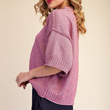 Sparkling Rosé Sweater - Sugar Babies Children's Boutique/Meg's Shoppe