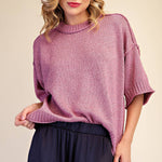 Sparkling Rosé Sweater - Sugar Babies Children's Boutique/Meg's Shoppe