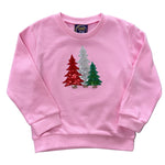 Sparkly Christmas Tree Sweatshirt Girls Sweaters + Sweatshirts Emma Jean