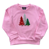 Sparkly Christmas Tree Sweatshirt Girls Sweaters + Sweatshirts Emma Jean