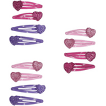 Sparkly My Heart Snap Clips Kids Hair Accessories Great Pretenders