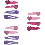 Sparkly My Heart Snap Clips Kids Hair Accessories Great Pretenders